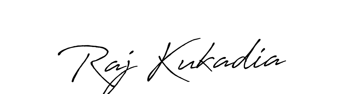 Raj Kukadia stylish signature style. Best Handwritten Sign (Antro_Vectra_Bolder) for my name. Handwritten Signature Collection Ideas for my name Raj Kukadia. Raj Kukadia signature style 7 images and pictures png