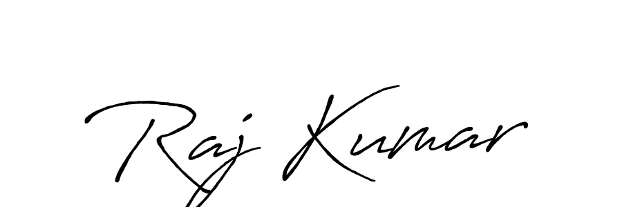 Create a beautiful signature design for name Raj Kumar. With this signature (Antro_Vectra_Bolder) fonts, you can make a handwritten signature for free. Raj Kumar signature style 7 images and pictures png