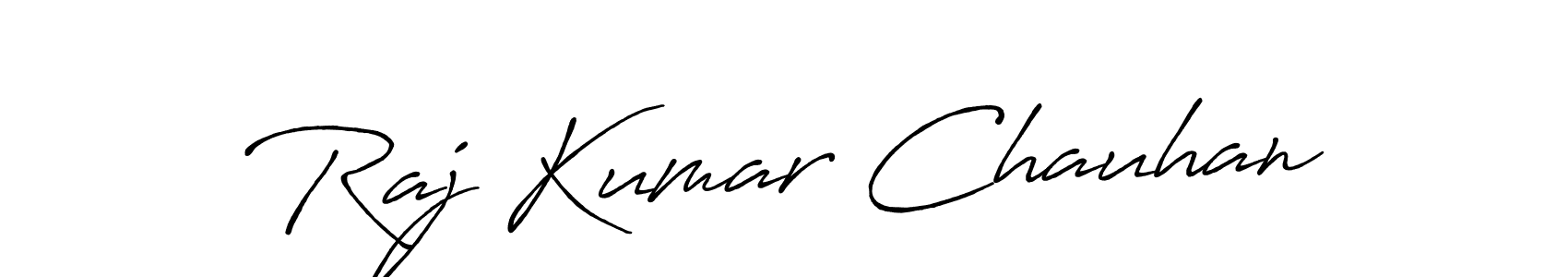 Design your own signature with our free online signature maker. With this signature software, you can create a handwritten (Antro_Vectra_Bolder) signature for name Raj Kumar Chauhan. Raj Kumar Chauhan signature style 7 images and pictures png