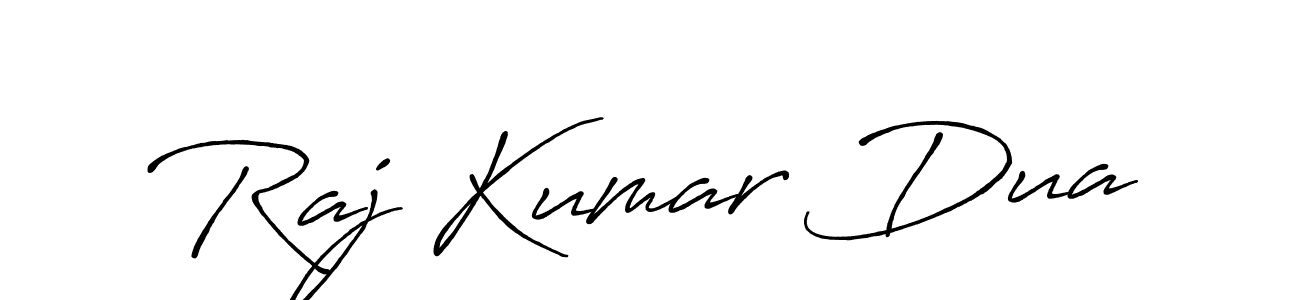 Create a beautiful signature design for name Raj Kumar Dua. With this signature (Antro_Vectra_Bolder) fonts, you can make a handwritten signature for free. Raj Kumar Dua signature style 7 images and pictures png