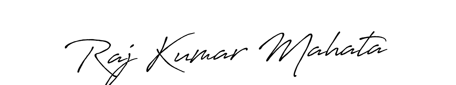 Similarly Antro_Vectra_Bolder is the best handwritten signature design. Signature creator online .You can use it as an online autograph creator for name Raj Kumar Mahata. Raj Kumar Mahata signature style 7 images and pictures png