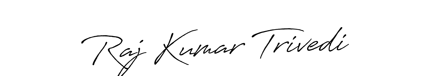 Raj Kumar Trivedi stylish signature style. Best Handwritten Sign (Antro_Vectra_Bolder) for my name. Handwritten Signature Collection Ideas for my name Raj Kumar Trivedi. Raj Kumar Trivedi signature style 7 images and pictures png