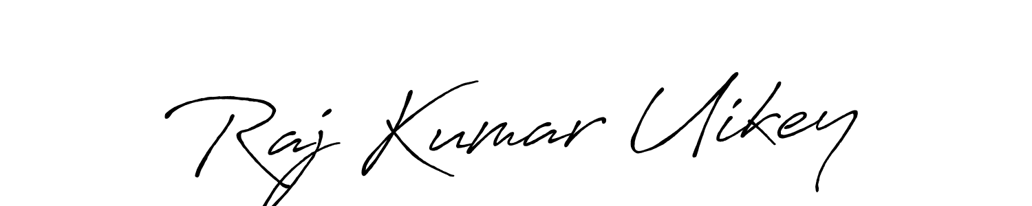 Also we have Raj Kumar Uikey name is the best signature style. Create professional handwritten signature collection using Antro_Vectra_Bolder autograph style. Raj Kumar Uikey signature style 7 images and pictures png