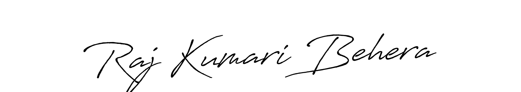 Antro_Vectra_Bolder is a professional signature style that is perfect for those who want to add a touch of class to their signature. It is also a great choice for those who want to make their signature more unique. Get Raj Kumari Behera name to fancy signature for free. Raj Kumari Behera signature style 7 images and pictures png