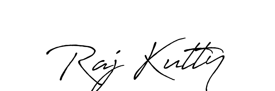 Also You can easily find your signature by using the search form. We will create Raj Kutty name handwritten signature images for you free of cost using Antro_Vectra_Bolder sign style. Raj Kutty signature style 7 images and pictures png