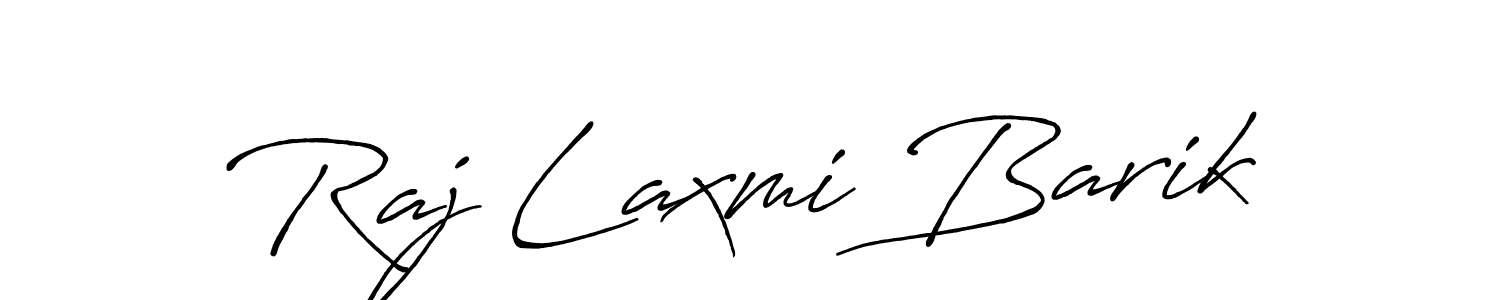 Also You can easily find your signature by using the search form. We will create Raj Laxmi Barik name handwritten signature images for you free of cost using Antro_Vectra_Bolder sign style. Raj Laxmi Barik signature style 7 images and pictures png