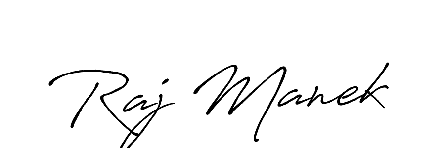 You should practise on your own different ways (Antro_Vectra_Bolder) to write your name (Raj Manek) in signature. don't let someone else do it for you. Raj Manek signature style 7 images and pictures png