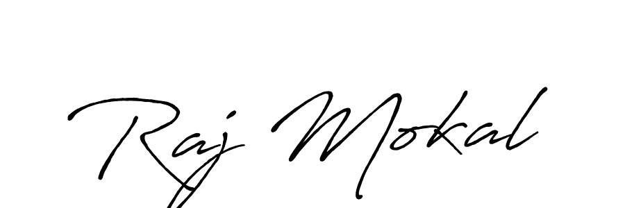 You should practise on your own different ways (Antro_Vectra_Bolder) to write your name (Raj Mokal) in signature. don't let someone else do it for you. Raj Mokal signature style 7 images and pictures png