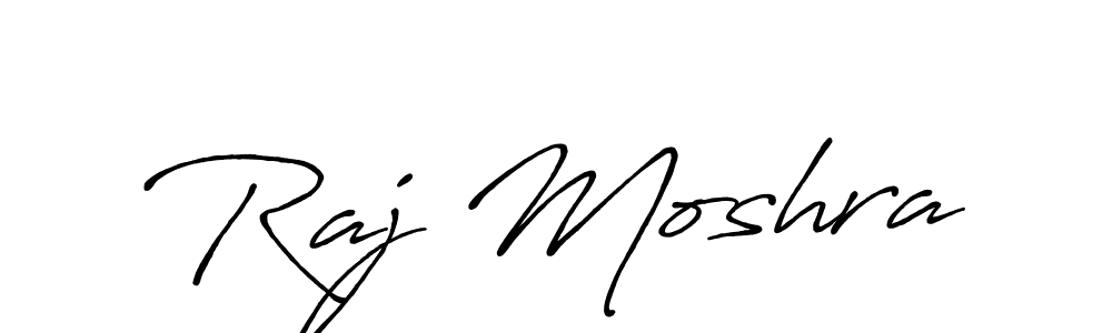 Design your own signature with our free online signature maker. With this signature software, you can create a handwritten (Antro_Vectra_Bolder) signature for name Raj Moshra. Raj Moshra signature style 7 images and pictures png