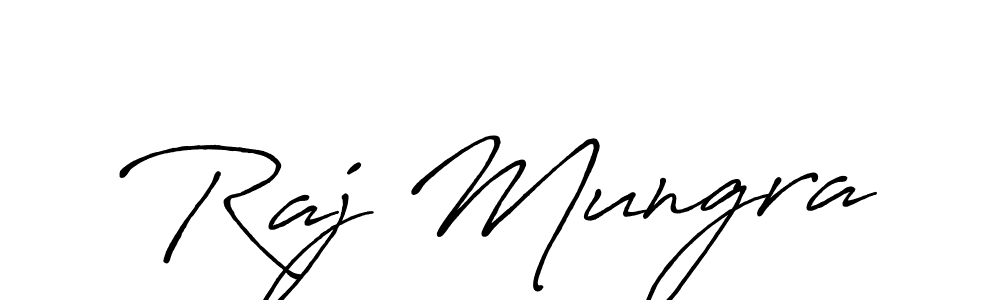 You should practise on your own different ways (Antro_Vectra_Bolder) to write your name (Raj Mungra) in signature. don't let someone else do it for you. Raj Mungra signature style 7 images and pictures png