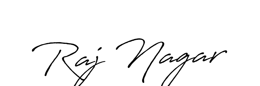 Raj Nagar stylish signature style. Best Handwritten Sign (Antro_Vectra_Bolder) for my name. Handwritten Signature Collection Ideas for my name Raj Nagar. Raj Nagar signature style 7 images and pictures png