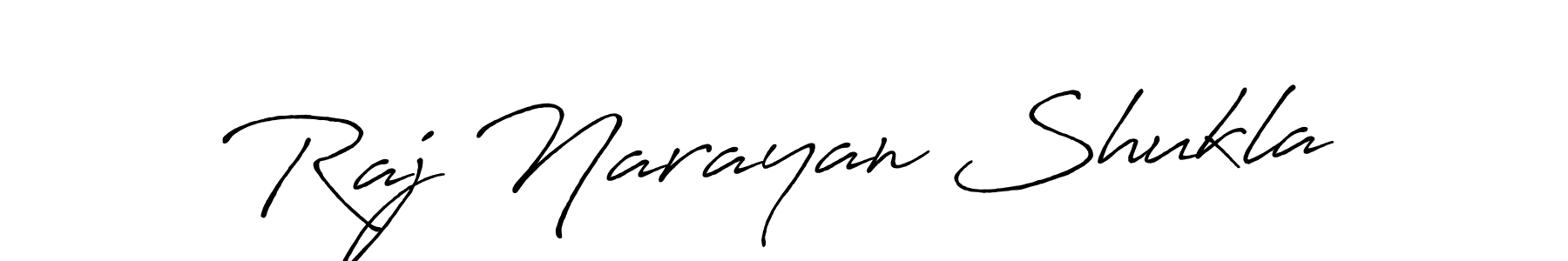 Also we have Raj Narayan Shukla name is the best signature style. Create professional handwritten signature collection using Antro_Vectra_Bolder autograph style. Raj Narayan Shukla signature style 7 images and pictures png