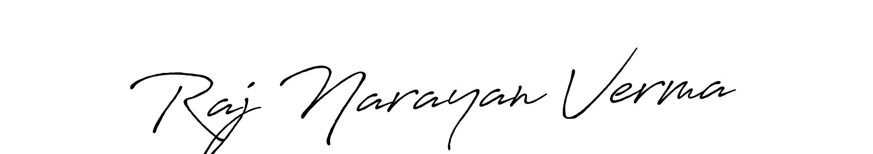 How to make Raj Narayan Verma signature? Antro_Vectra_Bolder is a professional autograph style. Create handwritten signature for Raj Narayan Verma name. Raj Narayan Verma signature style 7 images and pictures png