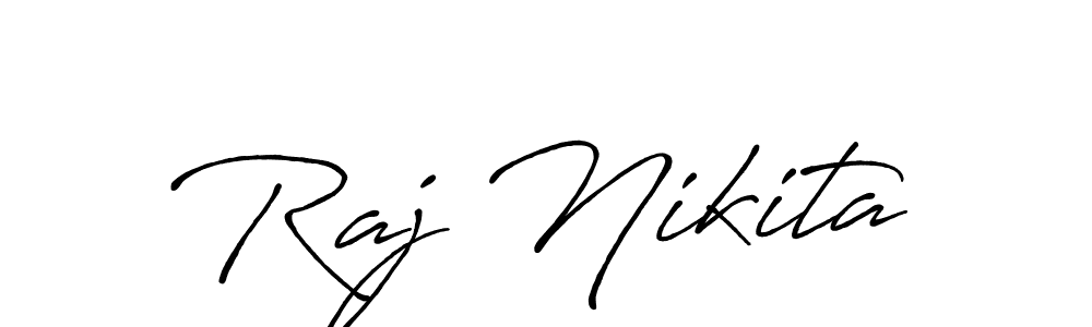 How to Draw Raj Nikita signature style? Antro_Vectra_Bolder is a latest design signature styles for name Raj Nikita. Raj Nikita signature style 7 images and pictures png