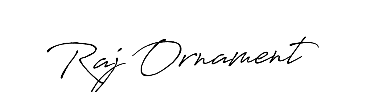 How to make Raj Ornament name signature. Use Antro_Vectra_Bolder style for creating short signs online. This is the latest handwritten sign. Raj Ornament signature style 7 images and pictures png