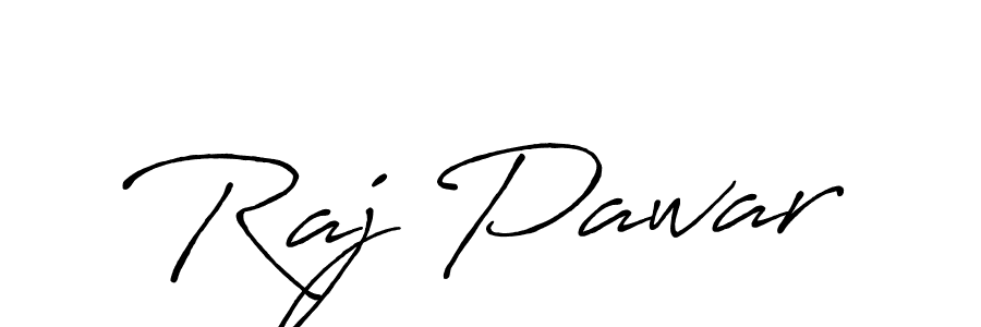 Use a signature maker to create a handwritten signature online. With this signature software, you can design (Antro_Vectra_Bolder) your own signature for name Raj Pawar. Raj Pawar signature style 7 images and pictures png