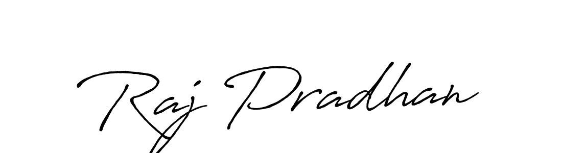 Use a signature maker to create a handwritten signature online. With this signature software, you can design (Antro_Vectra_Bolder) your own signature for name Raj Pradhan. Raj Pradhan signature style 7 images and pictures png