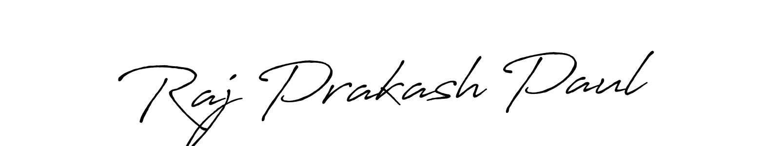 How to make Raj Prakash Paul name signature. Use Antro_Vectra_Bolder style for creating short signs online. This is the latest handwritten sign. Raj Prakash Paul signature style 7 images and pictures png