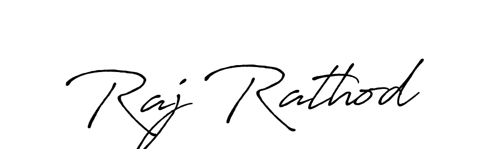 Design your own signature with our free online signature maker. With this signature software, you can create a handwritten (Antro_Vectra_Bolder) signature for name Raj Rathod. Raj Rathod signature style 7 images and pictures png