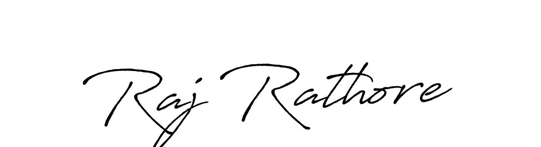 Raj Rathore stylish signature style. Best Handwritten Sign (Antro_Vectra_Bolder) for my name. Handwritten Signature Collection Ideas for my name Raj Rathore. Raj Rathore signature style 7 images and pictures png