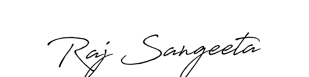 You can use this online signature creator to create a handwritten signature for the name Raj Sangeeta. This is the best online autograph maker. Raj Sangeeta signature style 7 images and pictures png
