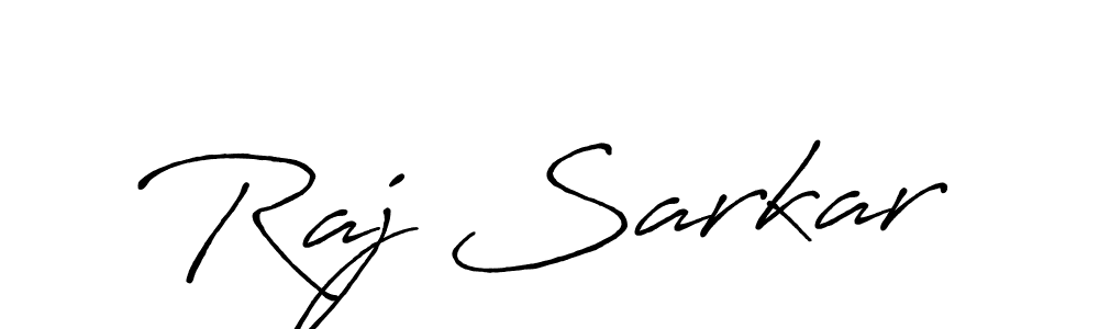 Use a signature maker to create a handwritten signature online. With this signature software, you can design (Antro_Vectra_Bolder) your own signature for name Raj Sarkar. Raj Sarkar signature style 7 images and pictures png