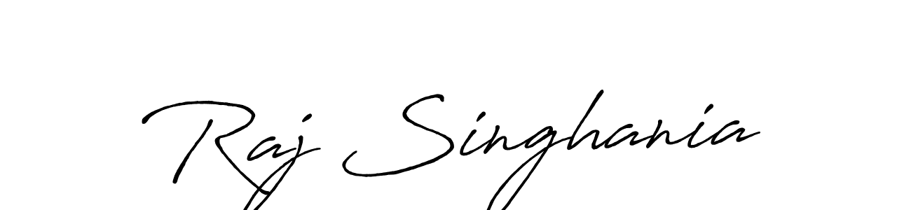 Also we have Raj Singhania name is the best signature style. Create professional handwritten signature collection using Antro_Vectra_Bolder autograph style. Raj Singhania signature style 7 images and pictures png