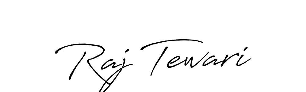 Design your own signature with our free online signature maker. With this signature software, you can create a handwritten (Antro_Vectra_Bolder) signature for name Raj Tewari. Raj Tewari signature style 7 images and pictures png