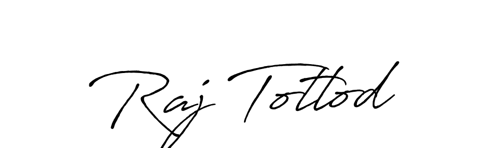 Make a short Raj Totlod signature style. Manage your documents anywhere anytime using Antro_Vectra_Bolder. Create and add eSignatures, submit forms, share and send files easily. Raj Totlod signature style 7 images and pictures png