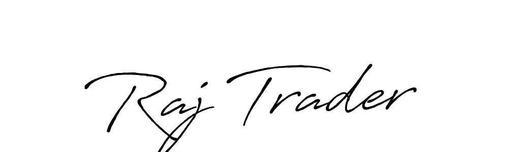 Design your own signature with our free online signature maker. With this signature software, you can create a handwritten (Antro_Vectra_Bolder) signature for name Raj Trader. Raj Trader signature style 7 images and pictures png