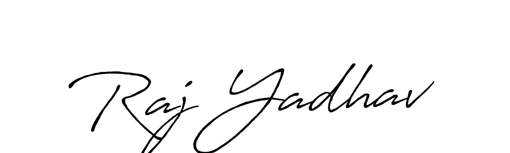 Antro_Vectra_Bolder is a professional signature style that is perfect for those who want to add a touch of class to their signature. It is also a great choice for those who want to make their signature more unique. Get Raj Yadhav name to fancy signature for free. Raj Yadhav signature style 7 images and pictures png