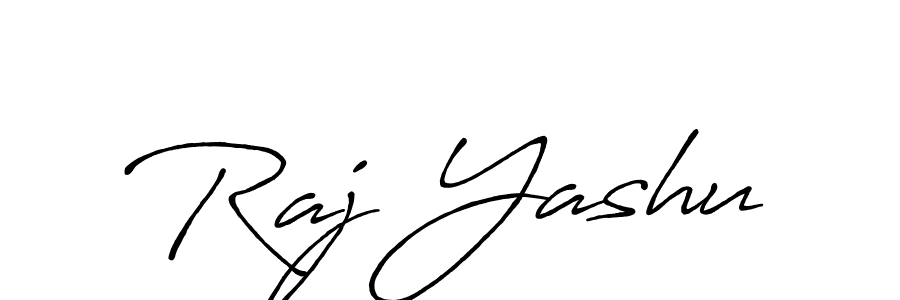 You should practise on your own different ways (Antro_Vectra_Bolder) to write your name (Raj Yashu) in signature. don't let someone else do it for you. Raj Yashu signature style 7 images and pictures png