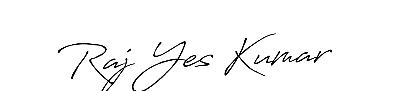 Design your own signature with our free online signature maker. With this signature software, you can create a handwritten (Antro_Vectra_Bolder) signature for name Raj Yes Kumar. Raj Yes Kumar signature style 7 images and pictures png