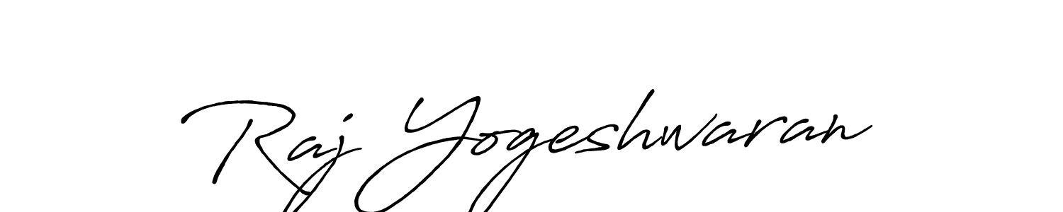 How to Draw Raj Yogeshwaran signature style? Antro_Vectra_Bolder is a latest design signature styles for name Raj Yogeshwaran. Raj Yogeshwaran signature style 7 images and pictures png