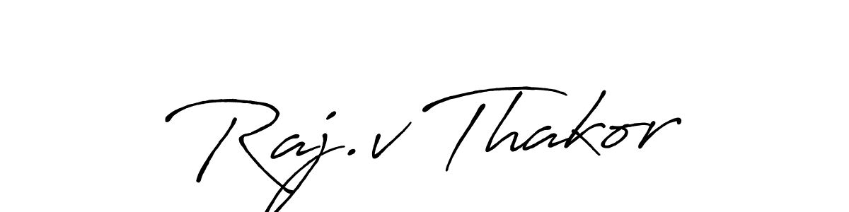Here are the top 10 professional signature styles for the name Raj.v Thakor. These are the best autograph styles you can use for your name. Raj.v Thakor signature style 7 images and pictures png