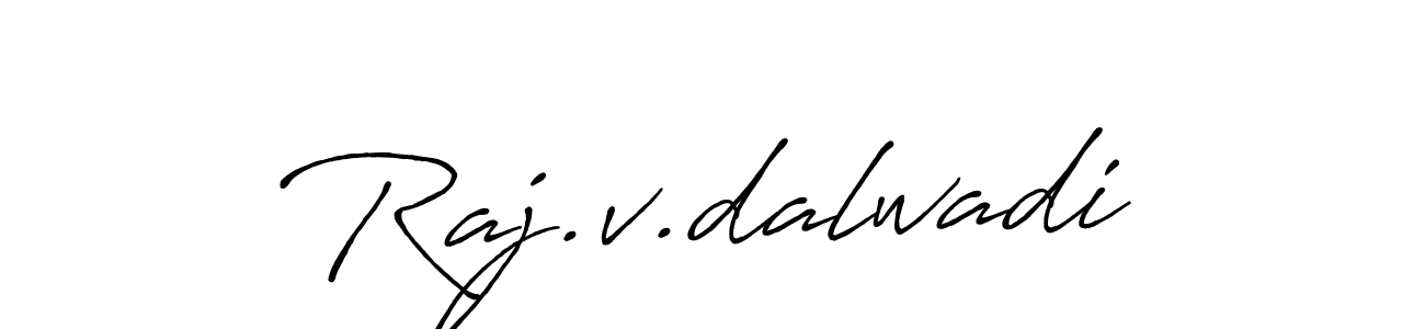 Similarly Antro_Vectra_Bolder is the best handwritten signature design. Signature creator online .You can use it as an online autograph creator for name Raj.v.dalwadi. Raj.v.dalwadi signature style 7 images and pictures png