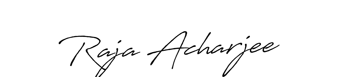 Use a signature maker to create a handwritten signature online. With this signature software, you can design (Antro_Vectra_Bolder) your own signature for name Raja Acharjee. Raja Acharjee signature style 7 images and pictures png