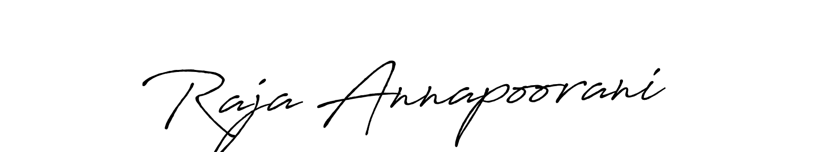 You can use this online signature creator to create a handwritten signature for the name Raja Annapoorani. This is the best online autograph maker. Raja Annapoorani signature style 7 images and pictures png