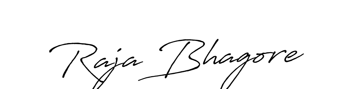 It looks lik you need a new signature style for name Raja Bhagore. Design unique handwritten (Antro_Vectra_Bolder) signature with our free signature maker in just a few clicks. Raja Bhagore signature style 7 images and pictures png