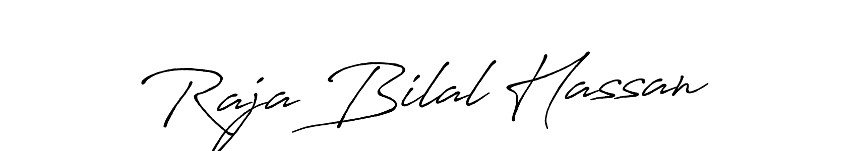 This is the best signature style for the Raja Bilal Hassan name. Also you like these signature font (Antro_Vectra_Bolder). Mix name signature. Raja Bilal Hassan signature style 7 images and pictures png