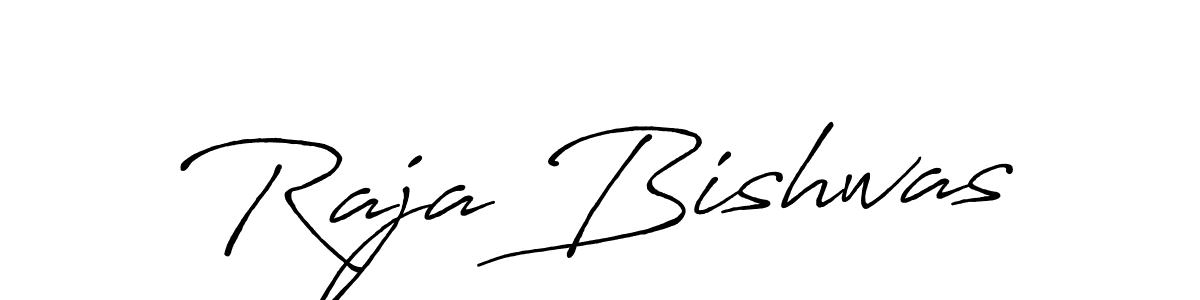 You should practise on your own different ways (Antro_Vectra_Bolder) to write your name (Raja Bishwas) in signature. don't let someone else do it for you. Raja Bishwas signature style 7 images and pictures png