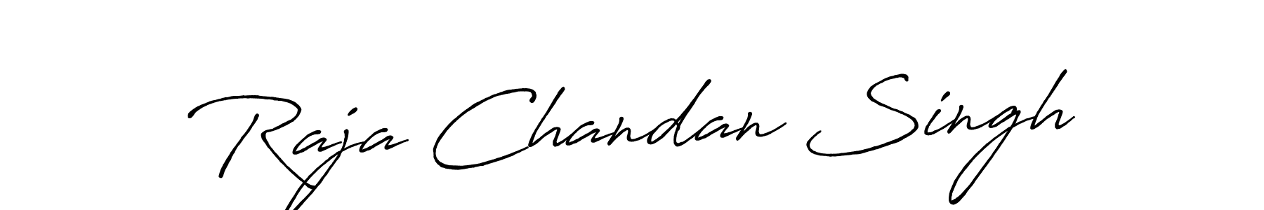 You can use this online signature creator to create a handwritten signature for the name Raja Chandan Singh. This is the best online autograph maker. Raja Chandan Singh signature style 7 images and pictures png