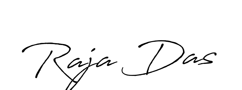 Create a beautiful signature design for name Raja Das. With this signature (Antro_Vectra_Bolder) fonts, you can make a handwritten signature for free. Raja Das signature style 7 images and pictures png