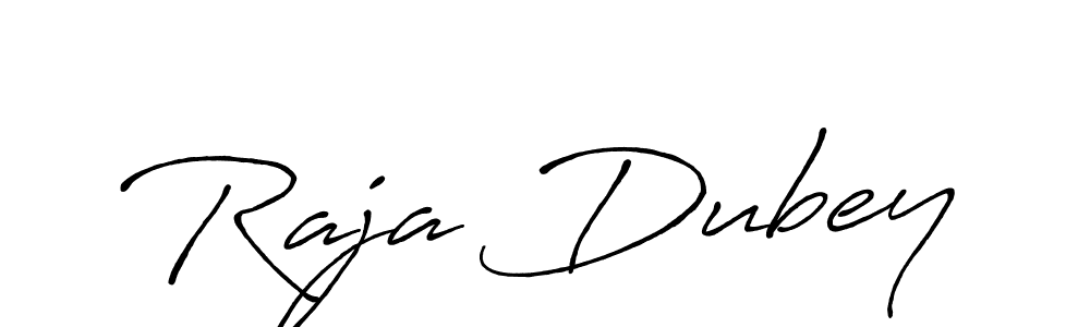 You should practise on your own different ways (Antro_Vectra_Bolder) to write your name (Raja Dubey) in signature. don't let someone else do it for you. Raja Dubey signature style 7 images and pictures png