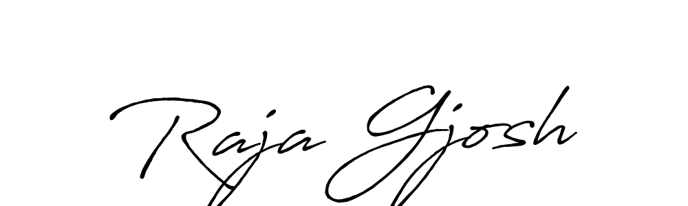Once you've used our free online signature maker to create your best signature Antro_Vectra_Bolder style, it's time to enjoy all of the benefits that Raja Gjosh name signing documents. Raja Gjosh signature style 7 images and pictures png