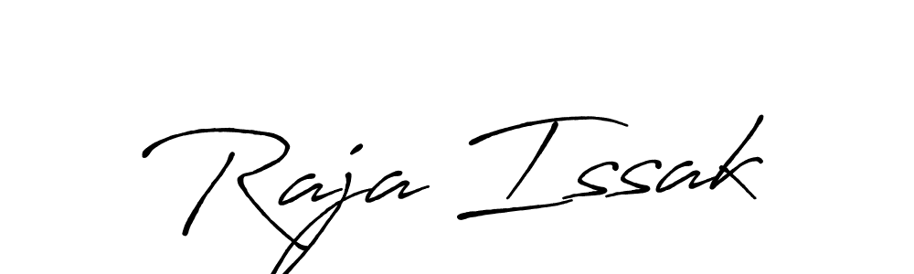 Also we have Raja Issak name is the best signature style. Create professional handwritten signature collection using Antro_Vectra_Bolder autograph style. Raja Issak signature style 7 images and pictures png