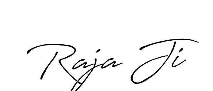 Antro_Vectra_Bolder is a professional signature style that is perfect for those who want to add a touch of class to their signature. It is also a great choice for those who want to make their signature more unique. Get Raja Ji name to fancy signature for free. Raja Ji signature style 7 images and pictures png