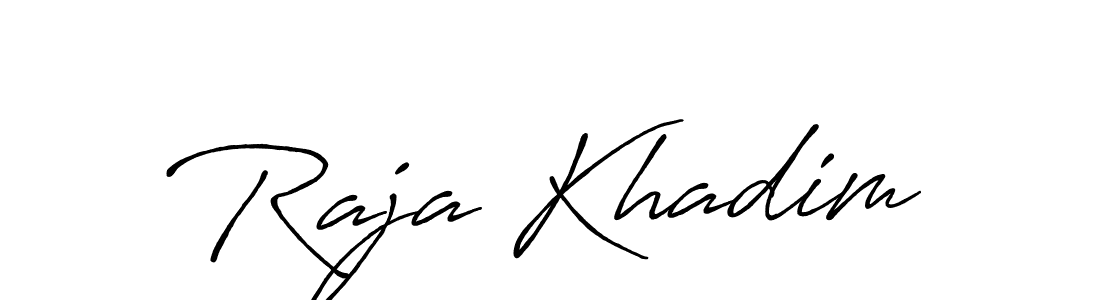 Once you've used our free online signature maker to create your best signature Antro_Vectra_Bolder style, it's time to enjoy all of the benefits that Raja Khadim name signing documents. Raja Khadim signature style 7 images and pictures png