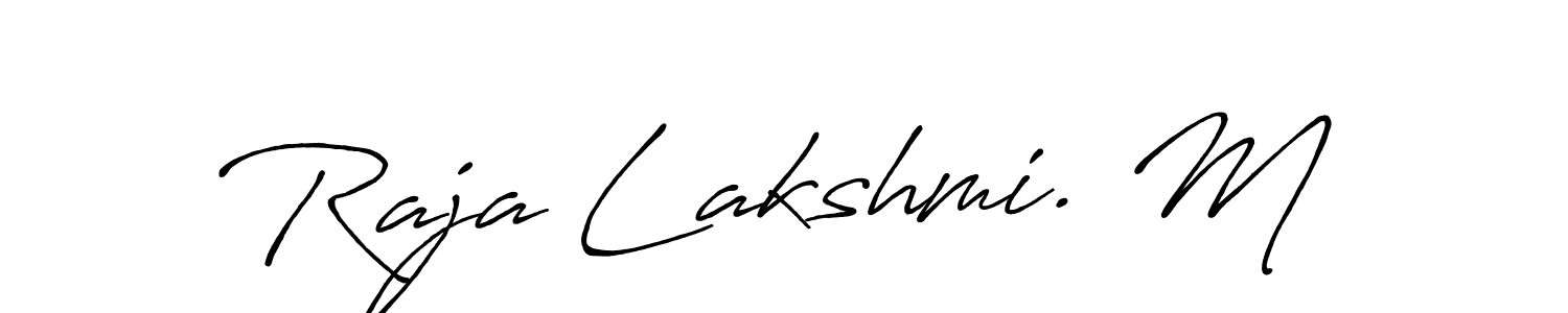 if you are searching for the best signature style for your name Raja Lakshmi. M. so please give up your signature search. here we have designed multiple signature styles  using Antro_Vectra_Bolder. Raja Lakshmi. M signature style 7 images and pictures png