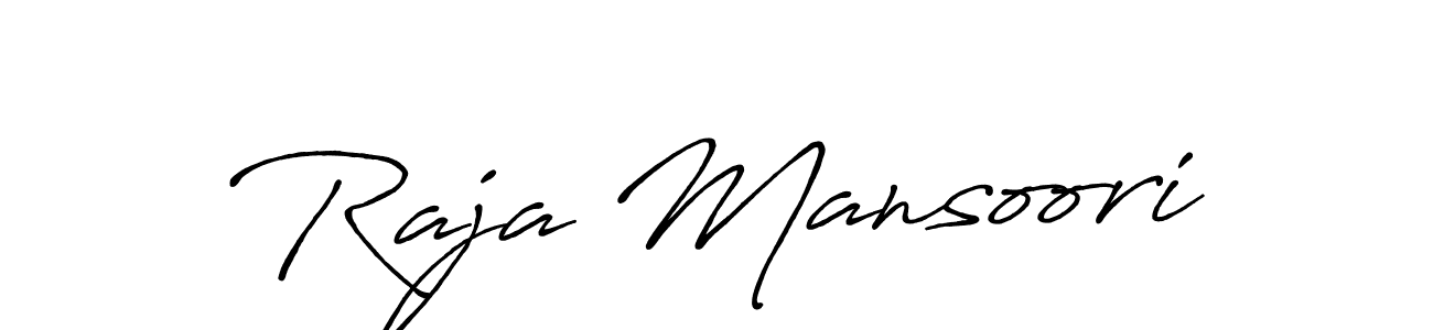 You should practise on your own different ways (Antro_Vectra_Bolder) to write your name (Raja Mansoori) in signature. don't let someone else do it for you. Raja Mansoori signature style 7 images and pictures png